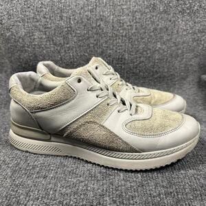 Everlane Mens Leather Trainer Sneaker Unisex Nubuck Suede Monochrome Shoe 9/11